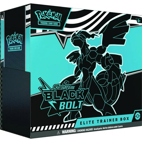 Pokemon TCG: Scarlet & Violet— Black Bolt Elite Trainer Box