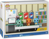 Funko Pop! Moments Deluxe: Pokemon - Bulbasaur, Charmander, Squirtle.