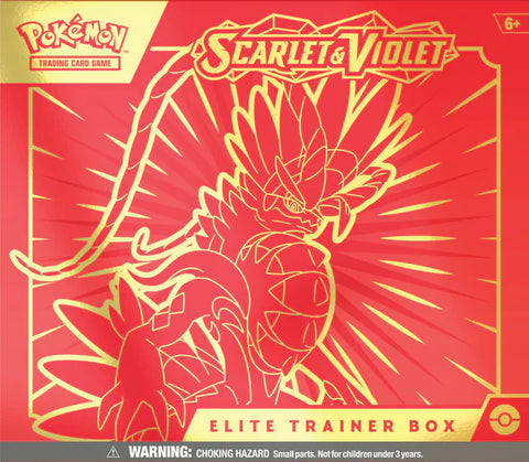 Pokémon Scarlet & Violet Elite Trainer Box - Koraidon (RED)