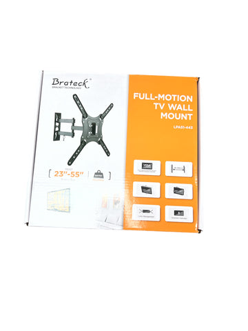 Brateck TV wall mount 23'' - 55'' FULL MOTION