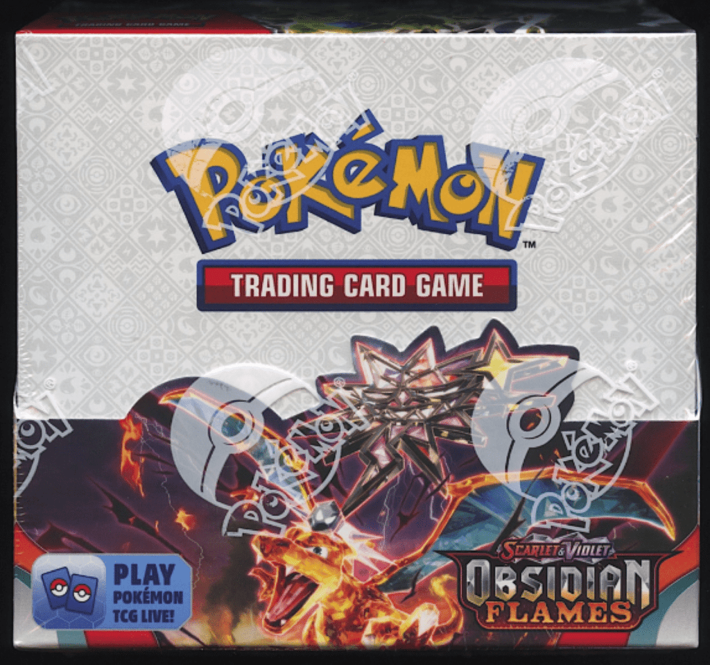 Pokemon TCG: Scarlet and Violet Obsidian Flames Booster Box KING'S PAWN CHATHAM Pokemon TCG: Scarlet and Violet Obsidian Flames Booster Box KING'S PAWN CHATHAM