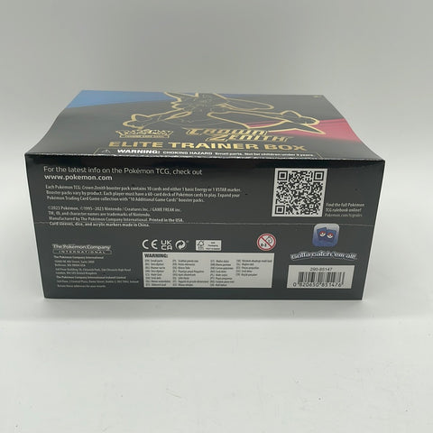 pokemon trading card game crown zenith elite trainer box Pokémon Trading Card Game: Crown Zenith Elite Trainer Box – KING'S PAWN CHATHAM